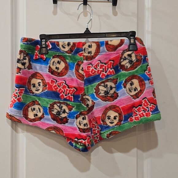 Universal Studio Chucky Wanna Play Plush Lounge Shorts - Picture 5 of 5